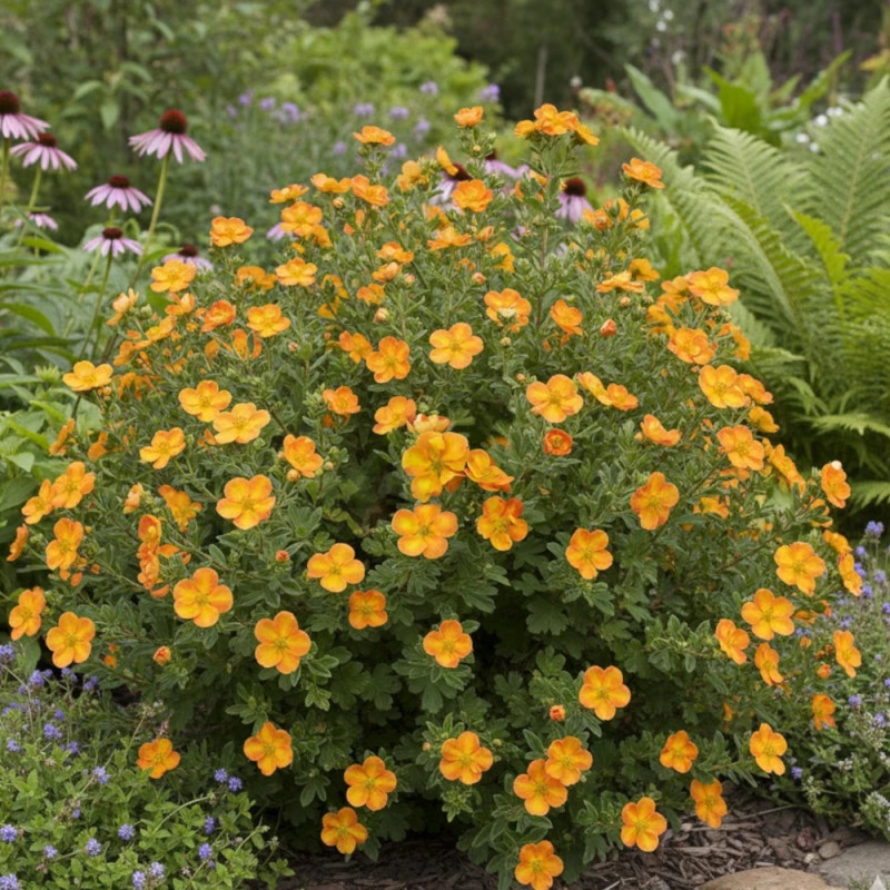 Potentille arbustive Orang'issima®, Potentilla