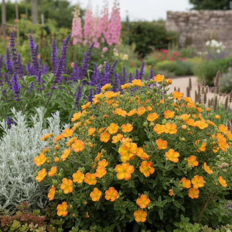 Potentille arbustive Orang'issima®, Potentilla
