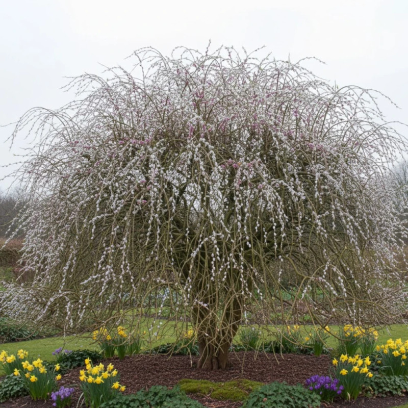 Saule marsault pleureur Curly Locks, Salix