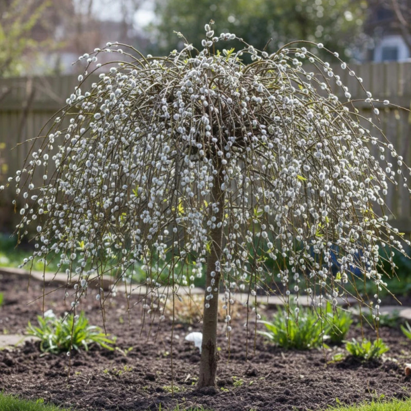 Saule marsault pleureur Curly Locks, Salix