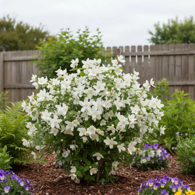 Seringat des jardins Silver Showers, Philadelphus