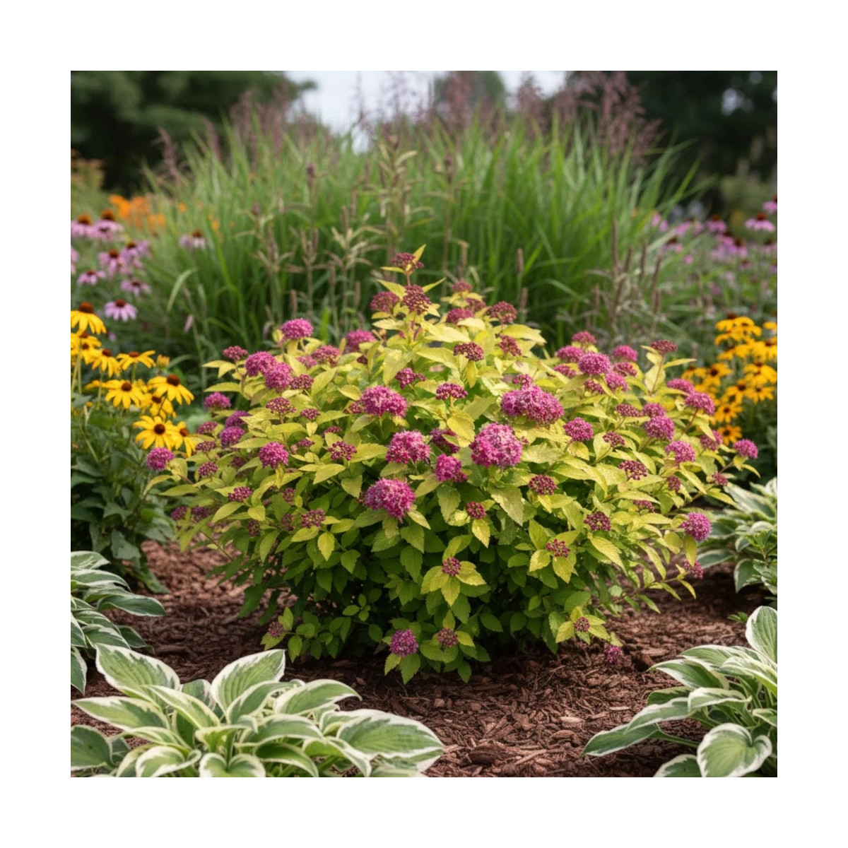 Spirée du Japon Double Play® GOLD 'Yan', Spiraea Spirée du Japon Double Play® GOLD 'Yan', Spiraea