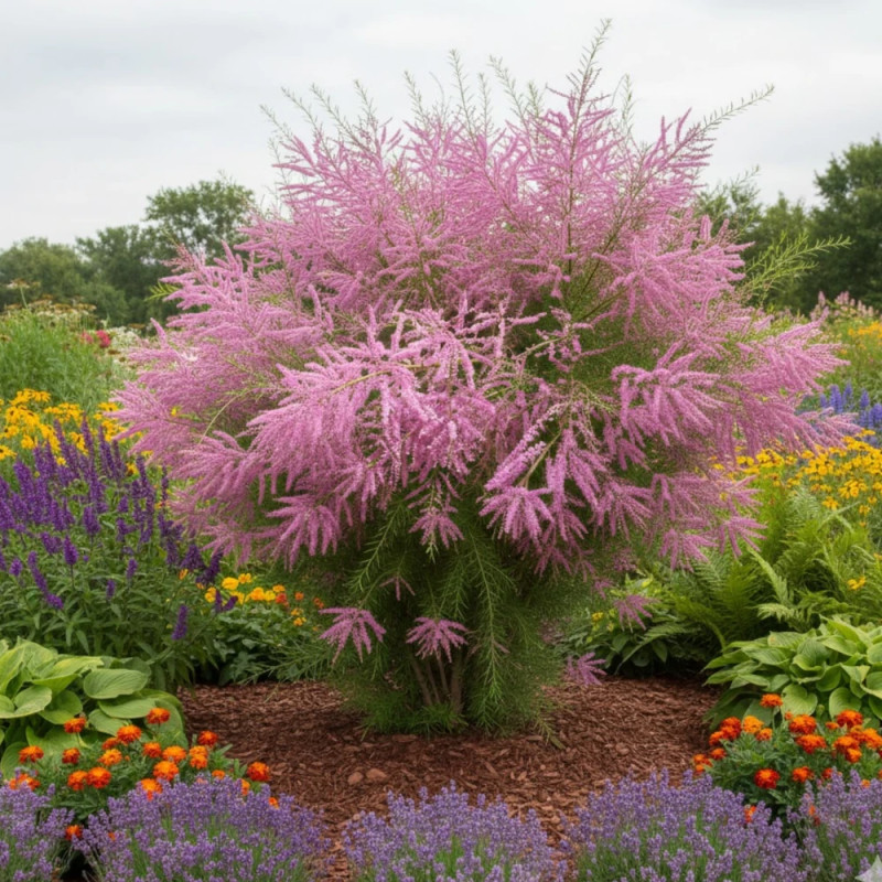 Tamaris d'été rose, Tamarix