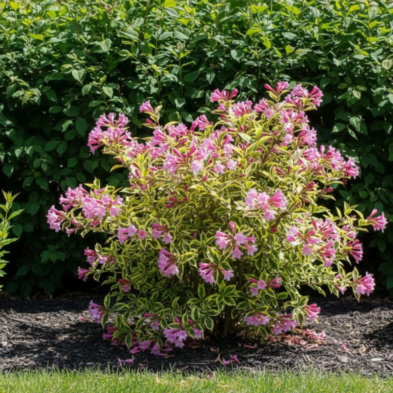Weigela Magical® Rainbow - SILENCE, ça pousse !, Weigelia