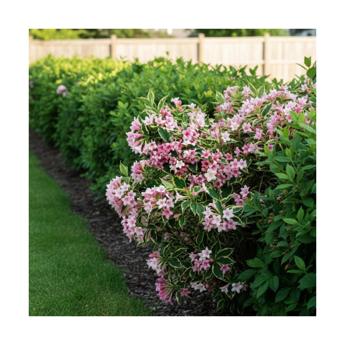 Weigela nain panaché, Weigelia