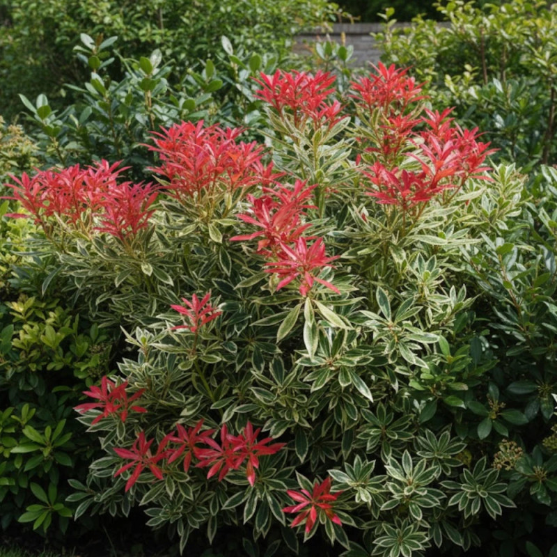 Andromède du Japon Flaming Silver, Pieris