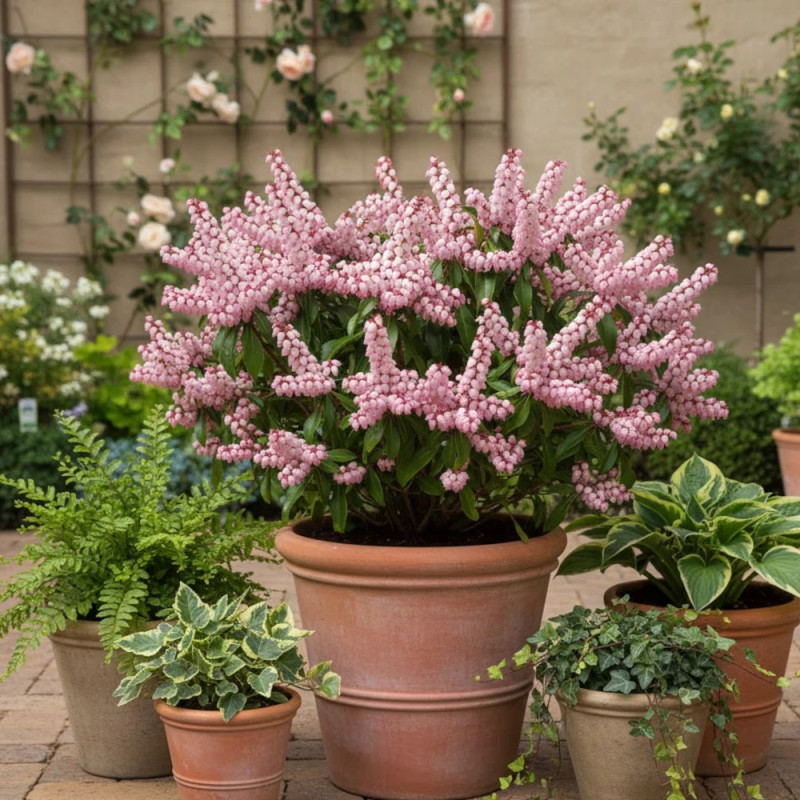 Andromède du Japon Pink Passion 'Opstal69', Pieris