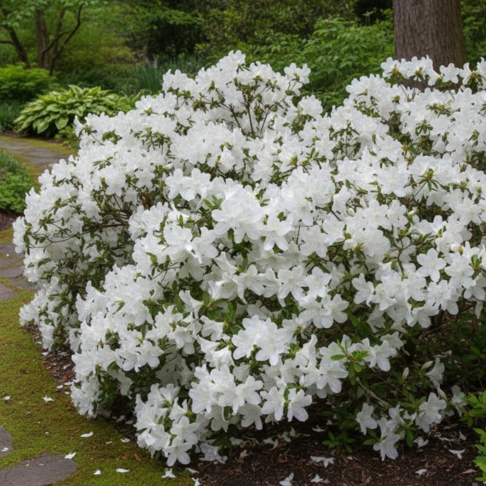 Azalée du Japon Schneewittchen - SILENCE, ça pousse !, Azalea Azalée du Japon Schneewittchen - SILENCE, ça pousse !, Azalea