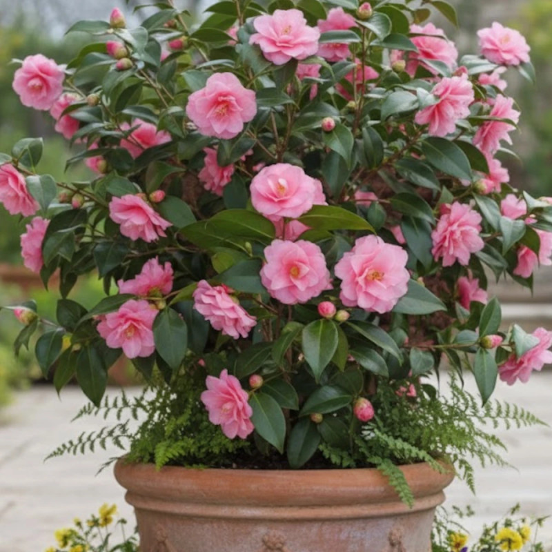 Camélia champêtre Spring Festival - SILENCE, ça pousse !, camelia