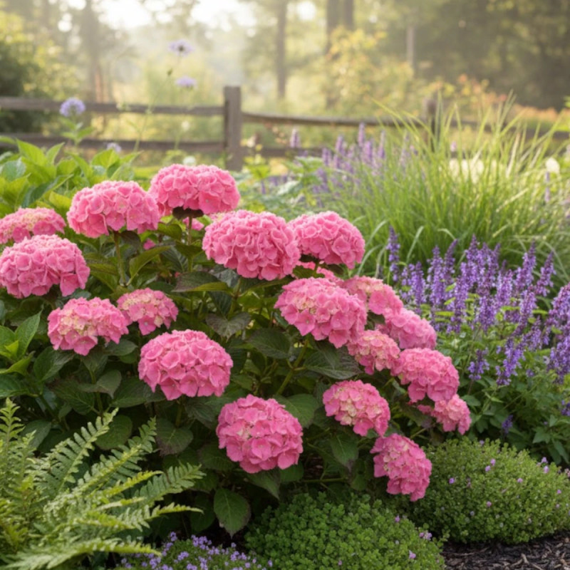 Hortensia Big Data® Pink - SILENCE, ça pousse !, Hydrangea macrophylla