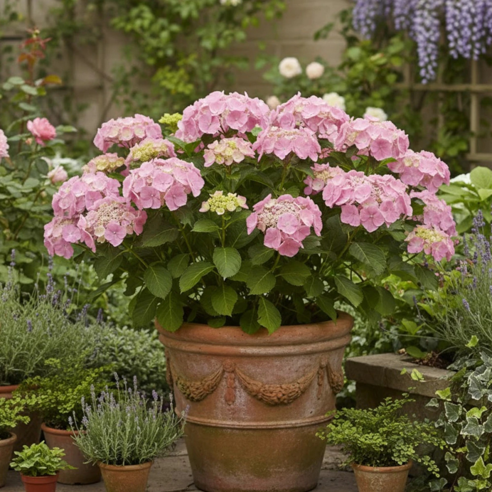 Hortensia French Bolero® 'Bolero', Hydrangea macrophylla