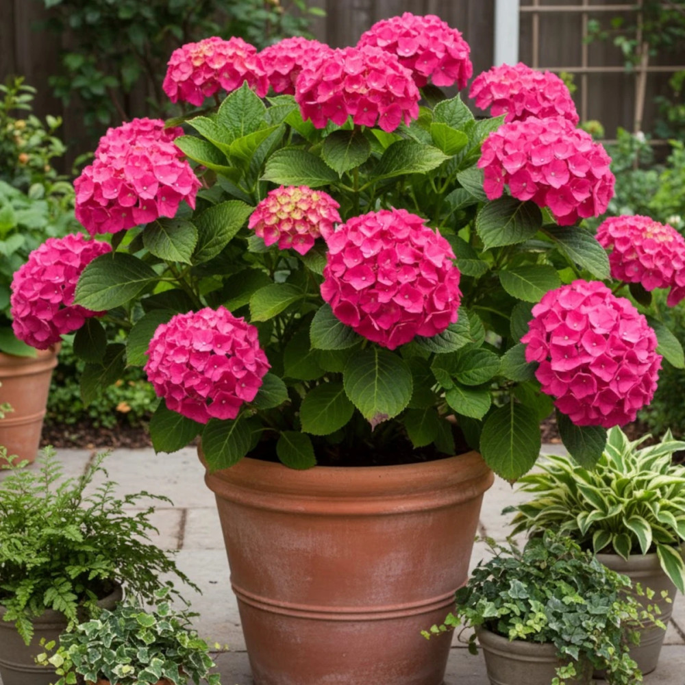 Hortensia Freudenstein, Hydrangea macrophylla