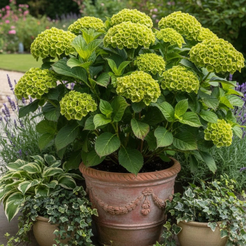 Hortensia Green Ever Belles® 'Hortmagreclo', Hydrangea macrophylla