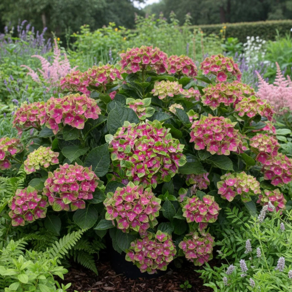 Hortensia Saxon® 'Schloss Wackerbarth', Hydrangea macrophylla