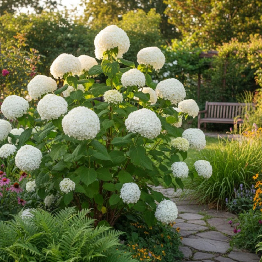 Hortensia de Virginie Annabelle - SILENCE, ça pousse !, Hortensia arborescens