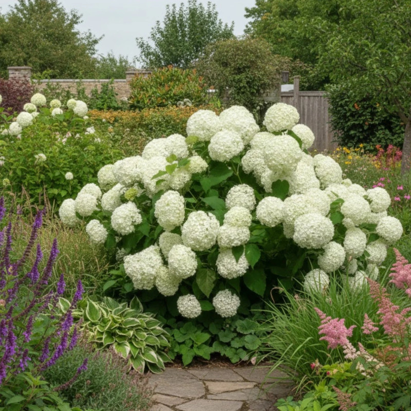 Hortensia de Virginie Annabelle - SILENCE, ça pousse !, Hortensia arborescens