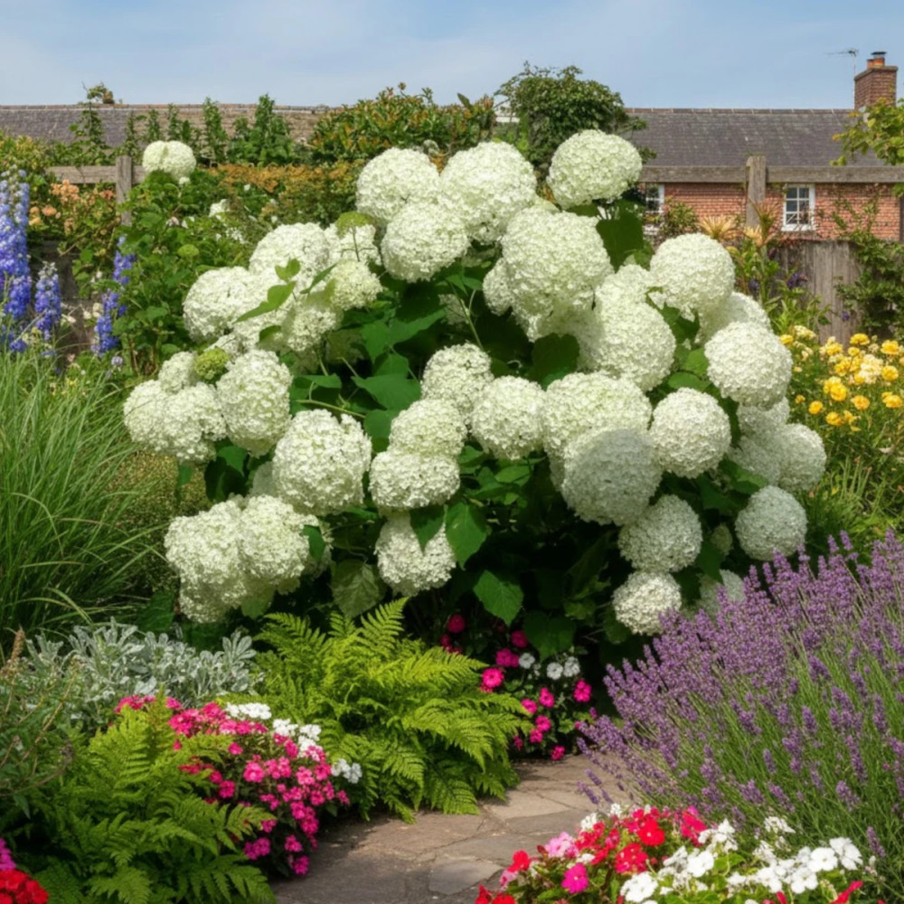 Hortensia de Virginie Annabelle - SILENCE, ça pousse !, Hortensia arborescens