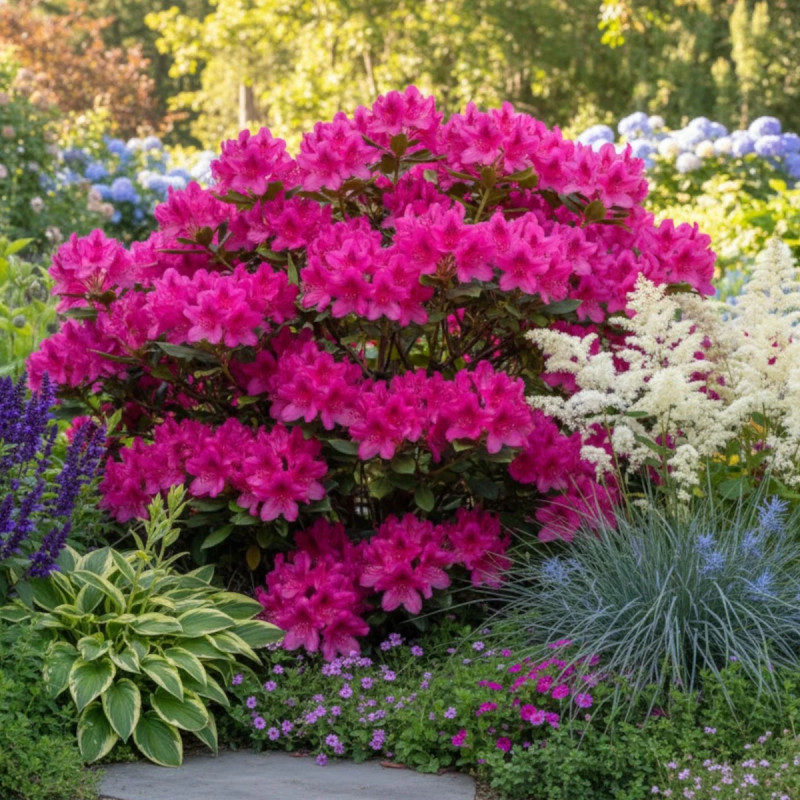 Rhododendron Nova Zembla - SILENCE, ça pousse !