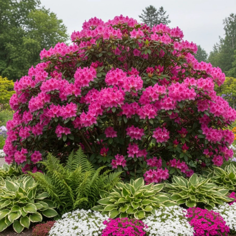 Rhododendron Nova Zembla - SILENCE, ça pousse !