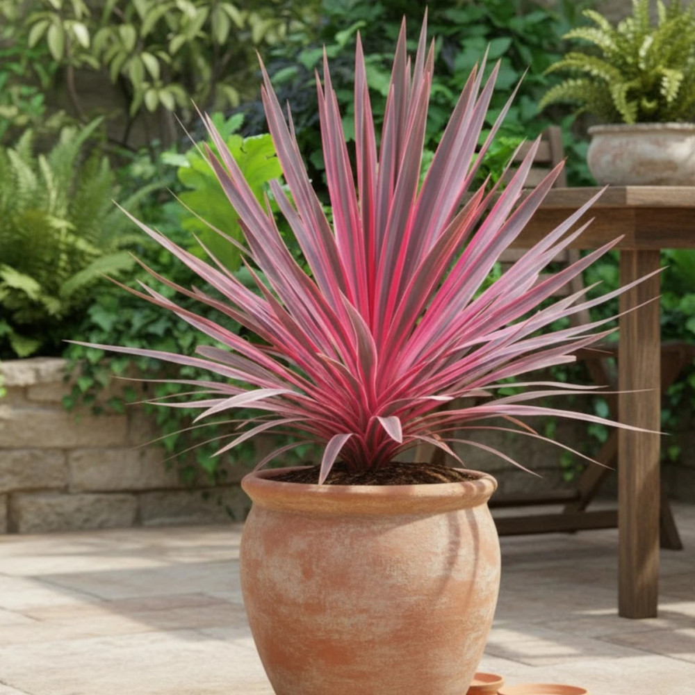 Cordyline australe Cherry Sensation - SILENCE, ça pousse ! Cordyline australe Cherry Sensation - SILENCE, ça pousse !