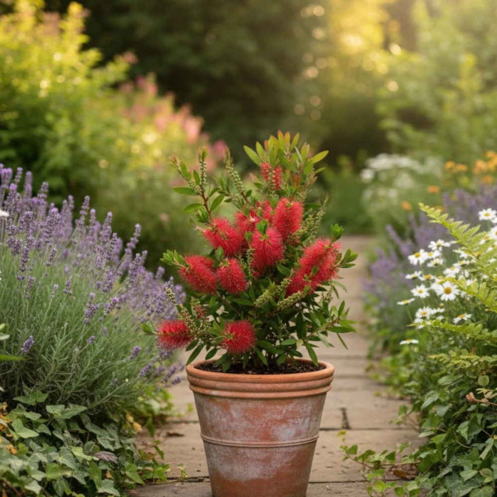 Rince-bouteilles Mini Red® - SILENCE, ça pousse !, Callistemon