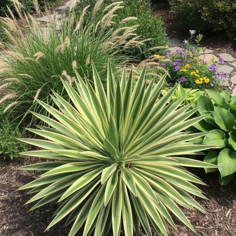 Yucca filamenteux Bright Edge