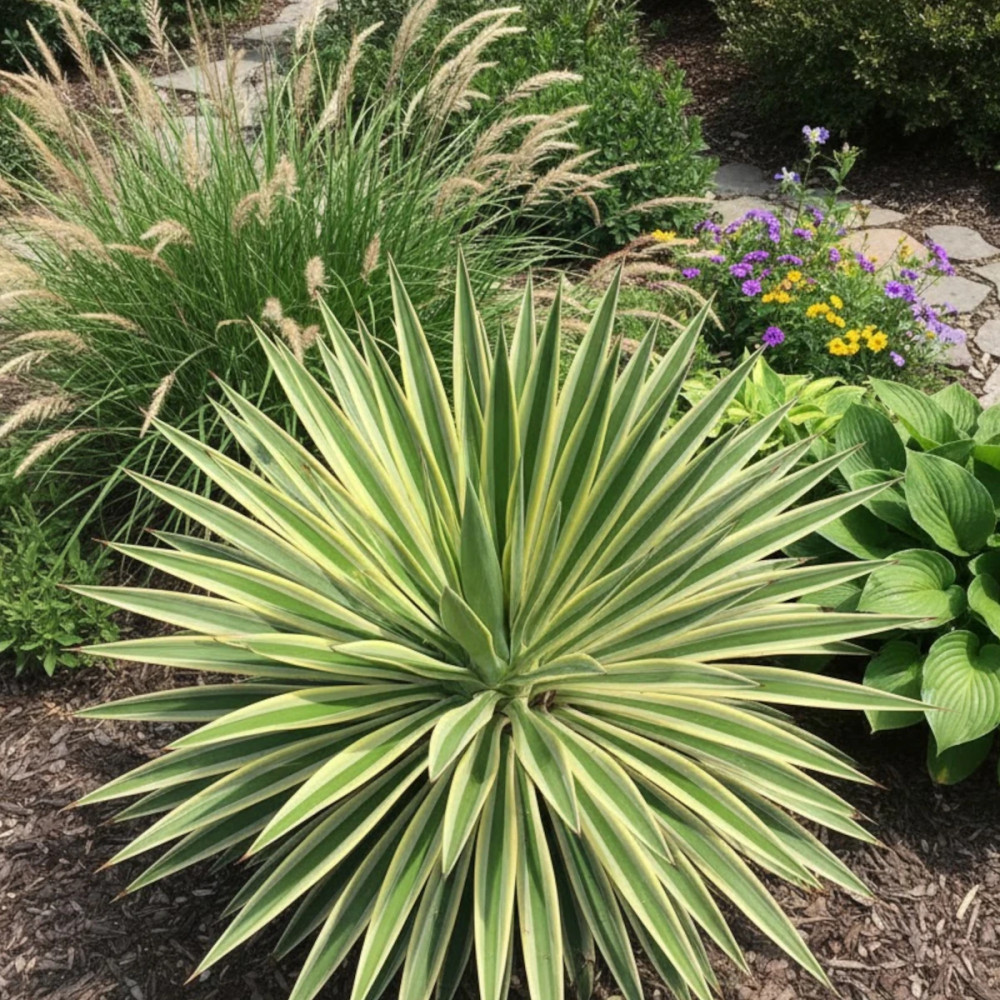 Yucca filamenteux Bright Edge