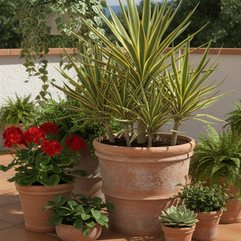 Yucca Variegata - SILENCE, ça pousse !