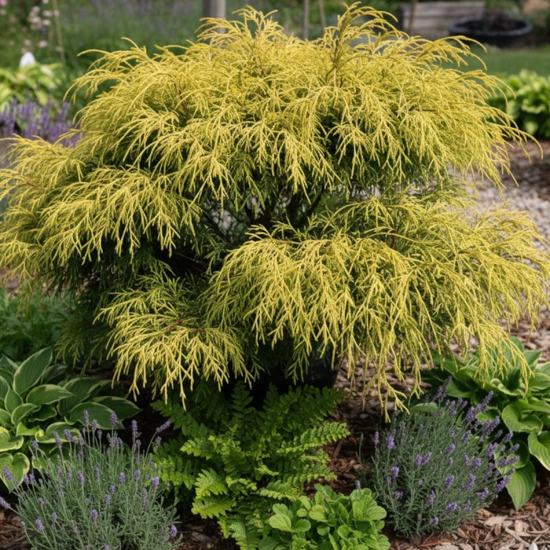 Cyprès Sawara Sungold - SILENCE, ça pousse !, Chamaecyparis pisifera