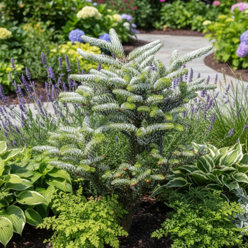 Sapin de Corée Silberlocke - SILENCE, ça pousse !, Abies koreana