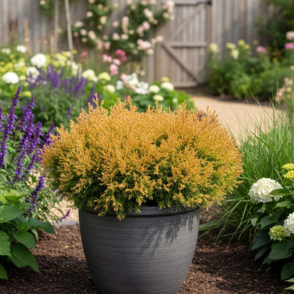 Thuya du Canada Rheingold, Thuja occidentalis 