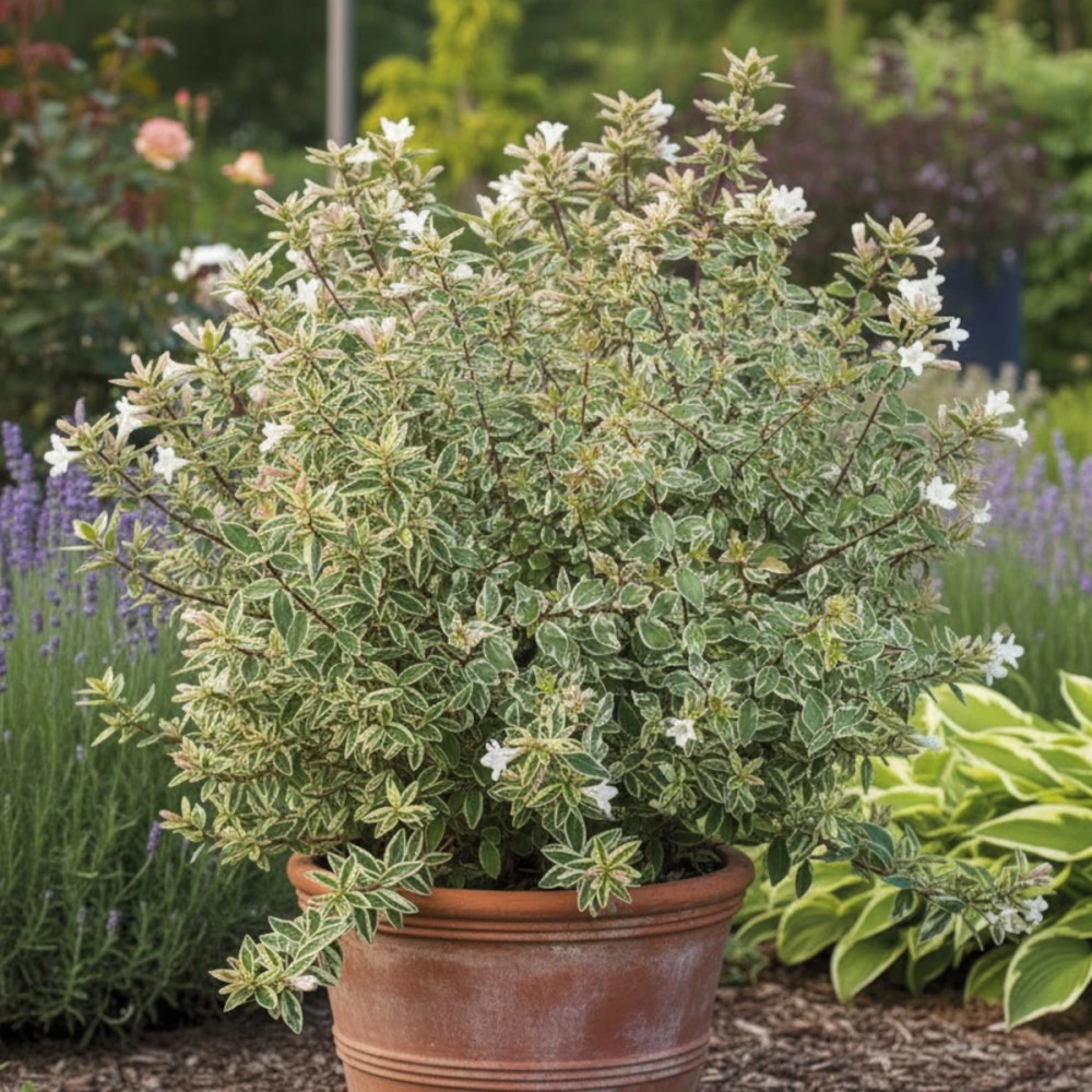 Abelia Sparkling Silver SILENCE ça pousse en pot pour terrasse