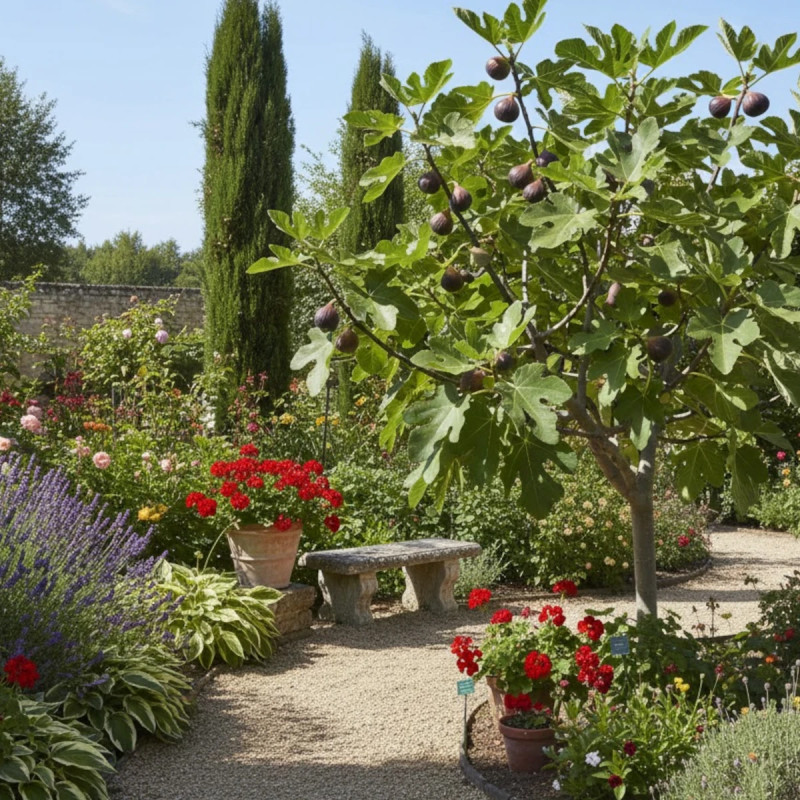 Figuier Rouge de juillet® 'Minfigfor', Ficus carica