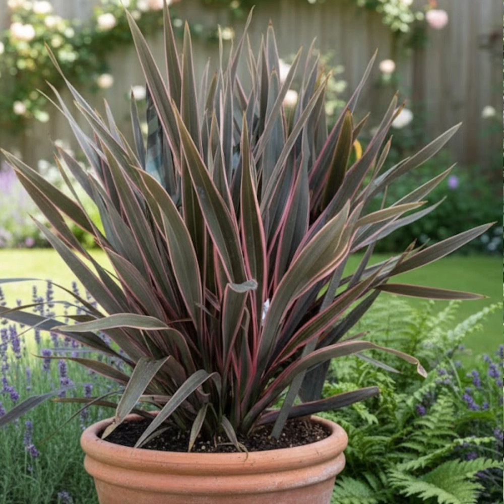 Lin de Nouvelle-Zélande Pink Stripe, Phormium
