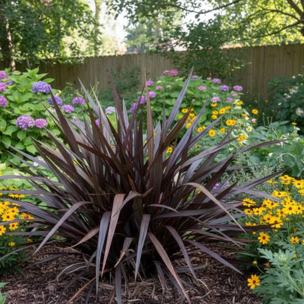 Lin de Nouvelle-Zélande pourpre, Phormium Lin de Nouvelle-Zélande pourpre, Phormium