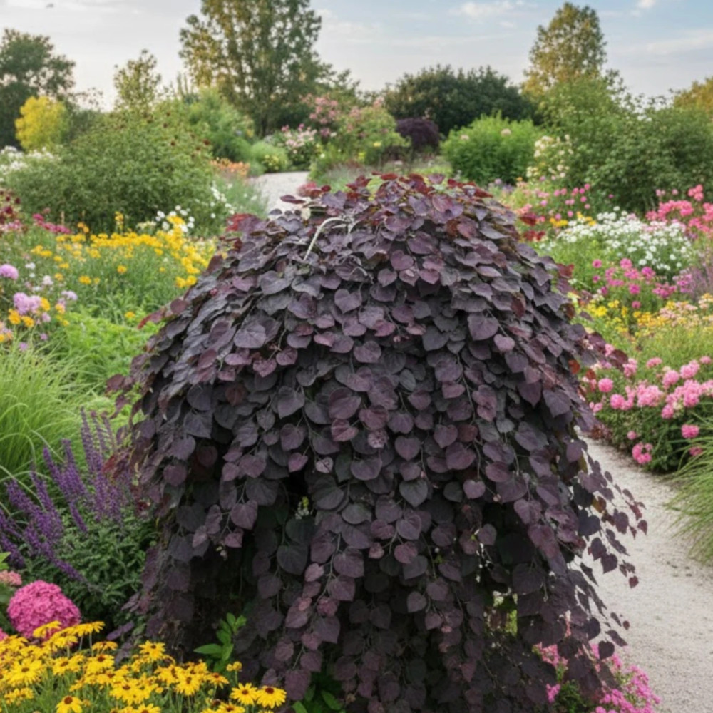 Cercis du Canada Ruby Falls® - SILENCE, ça pousse !, Arbre de Judée, Gainier du Canada Cercis du Canada Ruby Falls® - SILENCE, ça pousse !, Arbre de Judée, Gainier du Canada