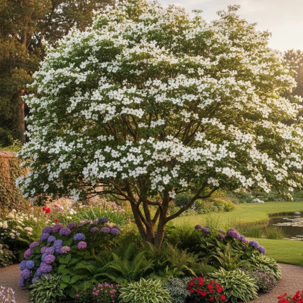 Cornouiller du Japon White Giant, Cornus kousa