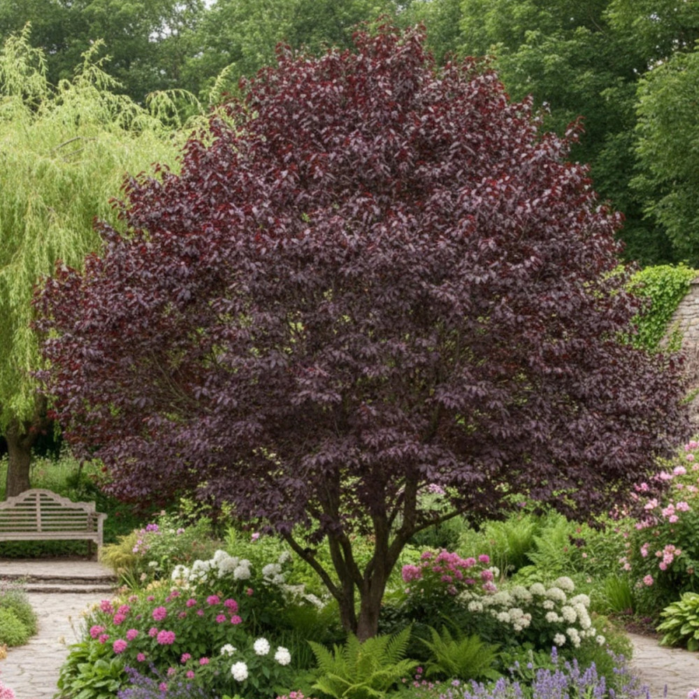 Érable sycomore Atropurpureum, Acer pseudoplatanus