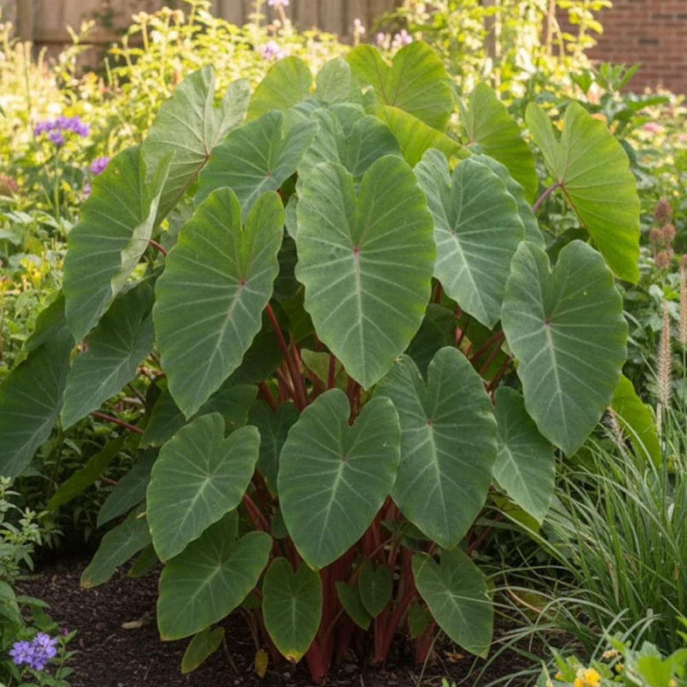 Colocasia Pink China, Oreille d'éléphant Colocasia Pink China, Oreille d'éléphant