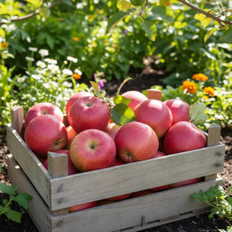 Pommier racines nues Pomme des Moissons® 'Delprivale'