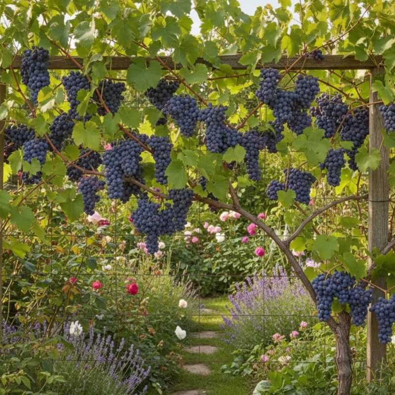 Vigne sans pépin Apirena Nera, Vigne de table