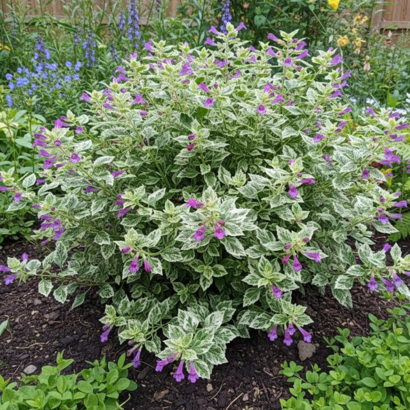 Calament à grandes fleurs Variegata