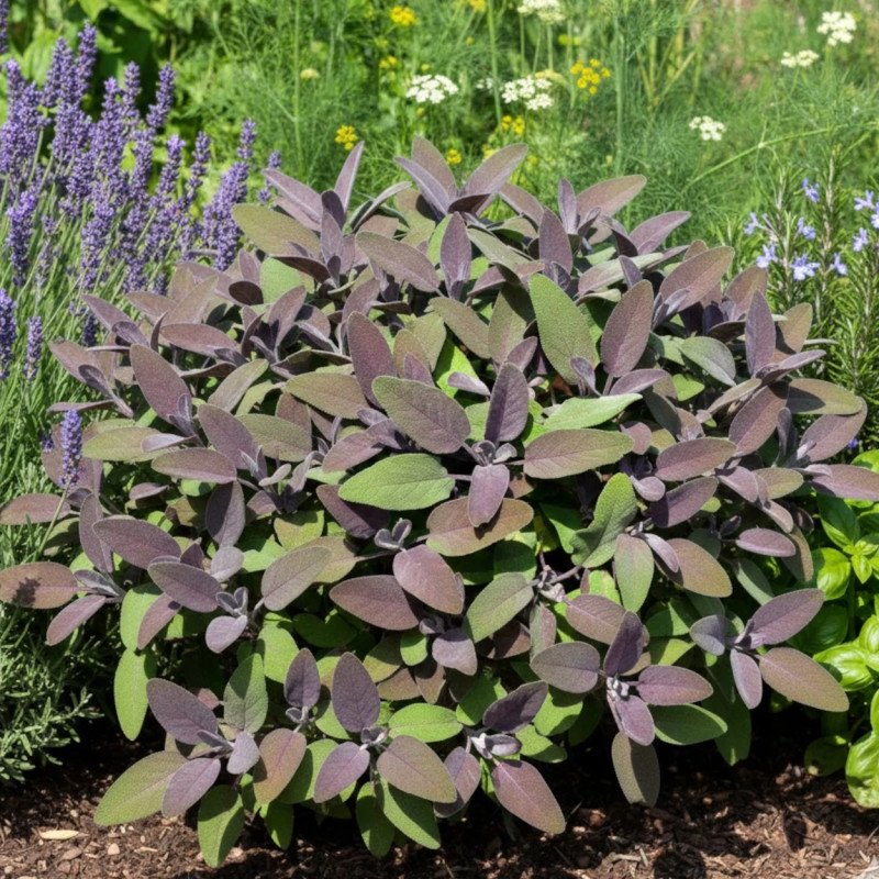 Sauge officinale Pourpre - Prêt à consommer