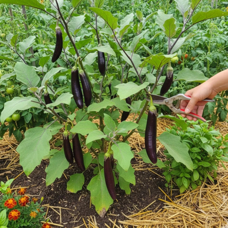 Plant d'aubergine Mini Violet Knight F1