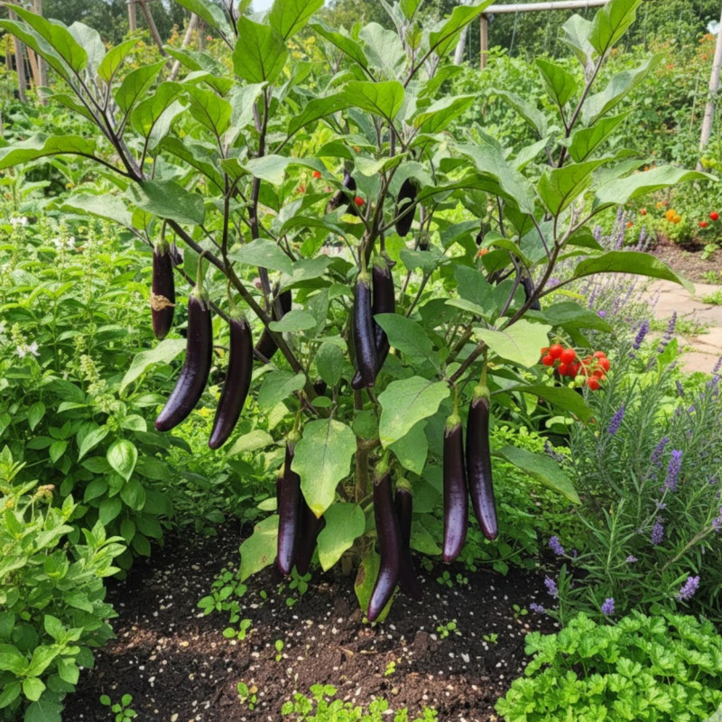 Plant d'aubergine Mini Violet Knight F1