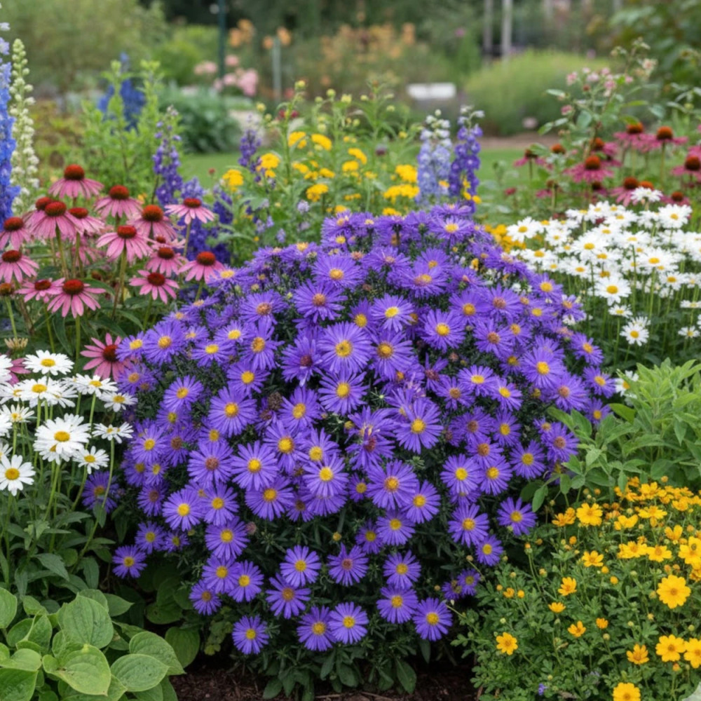 Aster d'automne Blue Alpis, Aster dumosus