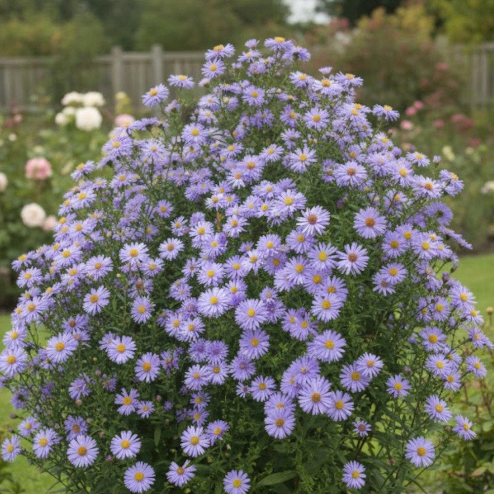 Aster d'automne Silberblaukissen, Aster dumosus