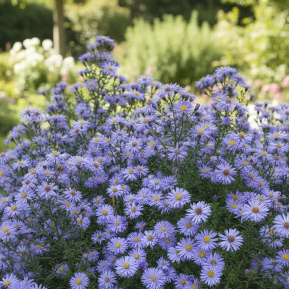 Aster d'automne Silberblaukissen, Aster dumosus
