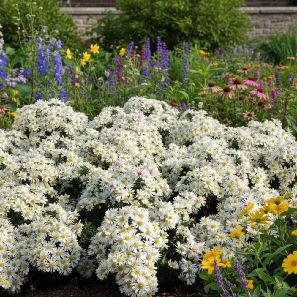 Aster d'automne Snowsprite, Aster dumosus