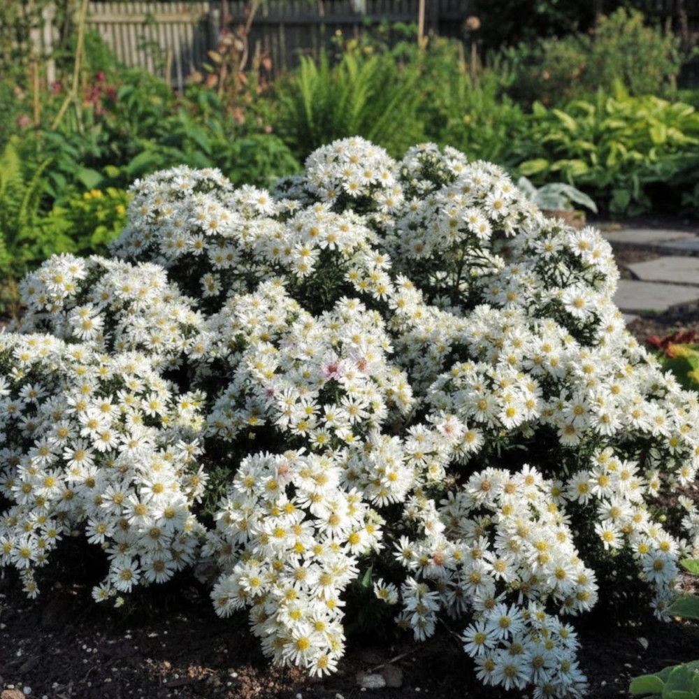 Aster d'automne Snowsprite, Aster dumosus